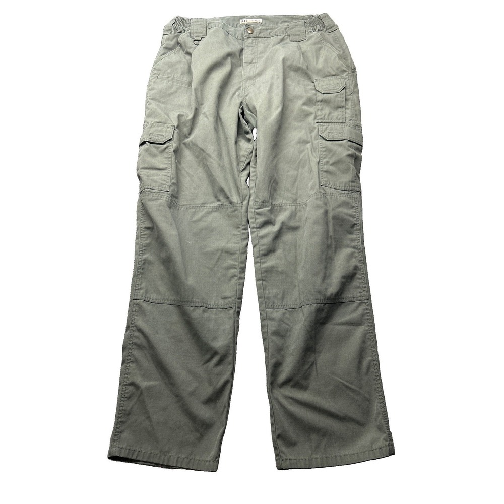 5.11 Tactical Cargo Pants Mens 40x34 Military Green Rugged Outdoor F0560